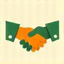 Partnership icon representing collaboration